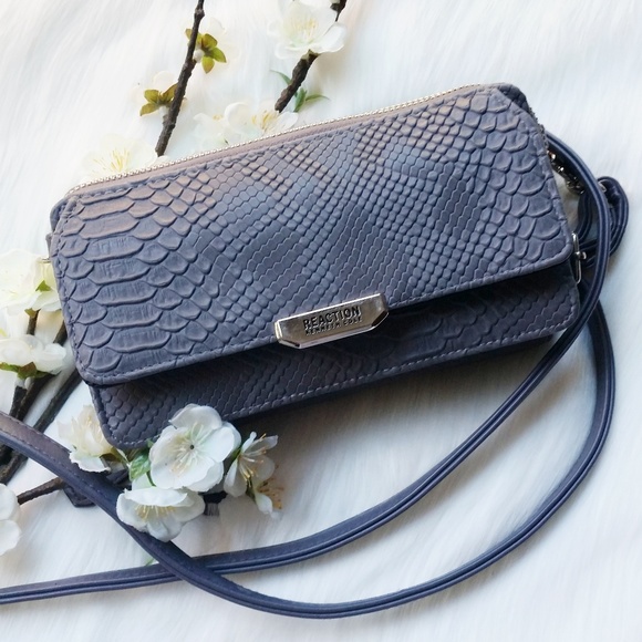 Kenneth Cole Reaction Handbags - Kenneth Cole Crossbody Flap Front Purse Wallet
